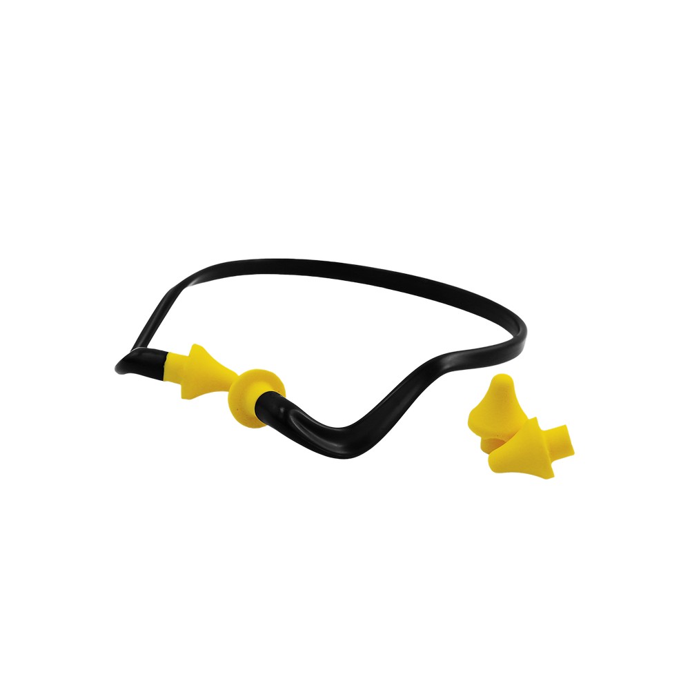 Global Glove HP-BF1 Bullhead Safety Hearing Protection Lightweight Banded NRR 22 dB Earplugs