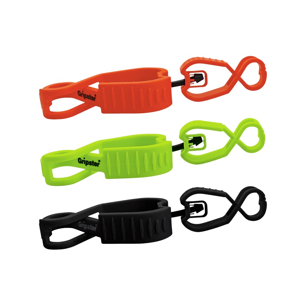 Global Glove Z7 Gripster High-Visibility Yellow/Green Dual Large/Small Multi-Use Utility Clip
