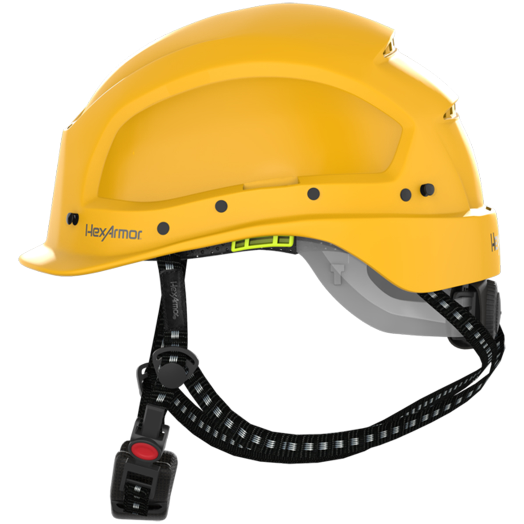 HexArmor 16-17003 Ceros XA250 Safety Helmet, Yellow