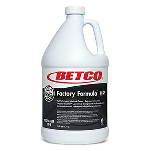 Betco 1930400 Factory Formula HP Cleaner/Degreaser 4 1Gal/Case