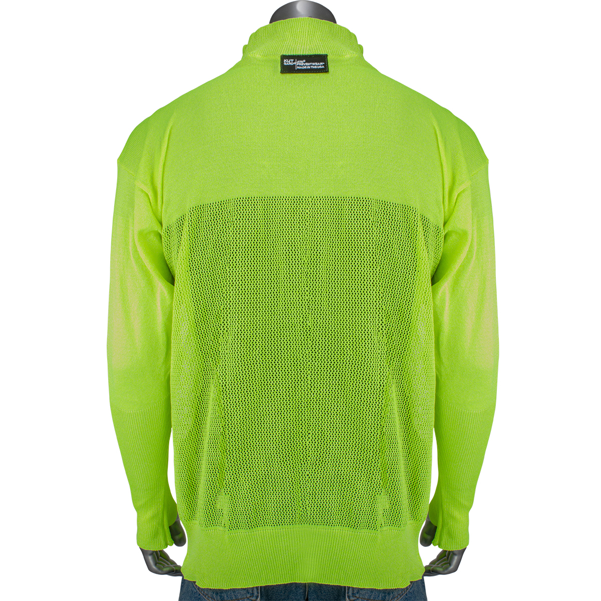 PIP J645HV-2.5CM-TH Kut Gard ATA PreventWear ATA Blended Hi-Vis Cut Resistant Jacket with Thumb Holes