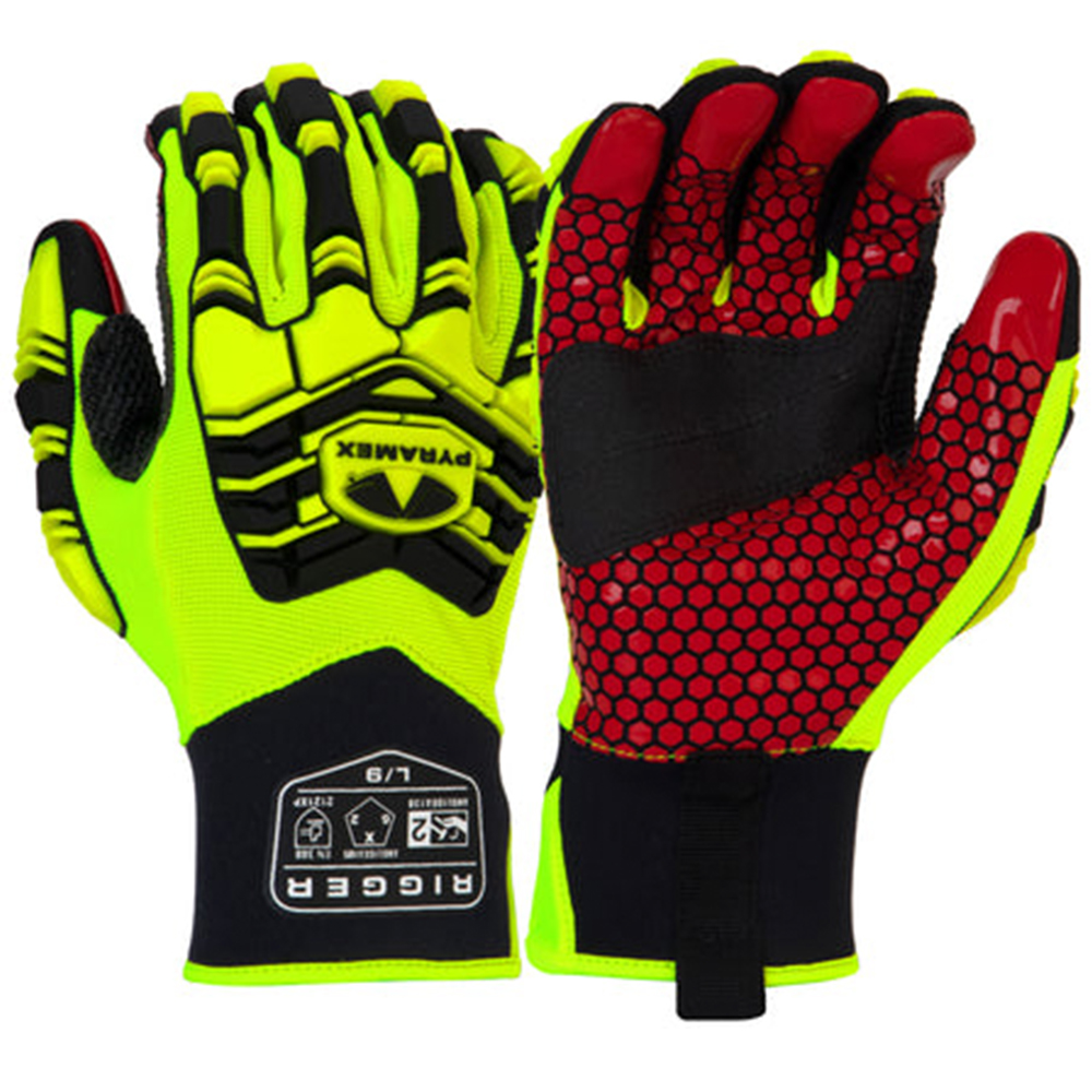 Pyramex Safety GL807HT High Impact TPR Silicone Palm Gloves