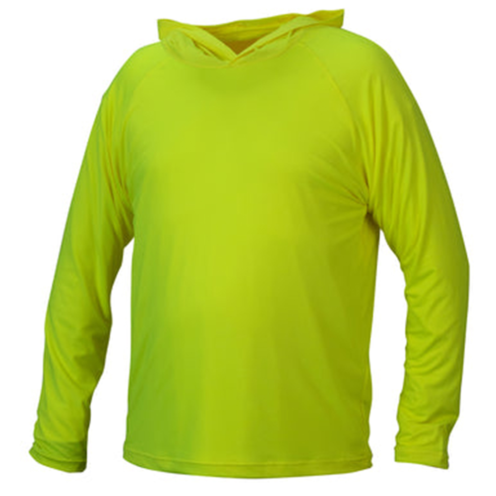 Pyramex Safety RLPH110NS Long Sleeve Pullover Hoodie Lime