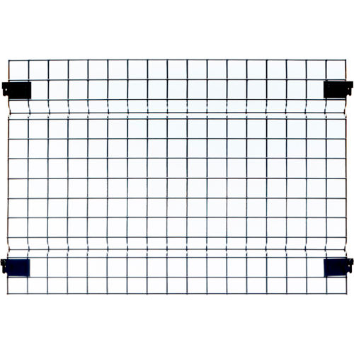 Husky Rack And Wire X08224 Velox, Machine Guard Panel, 6' 10"W x 2'H, Black