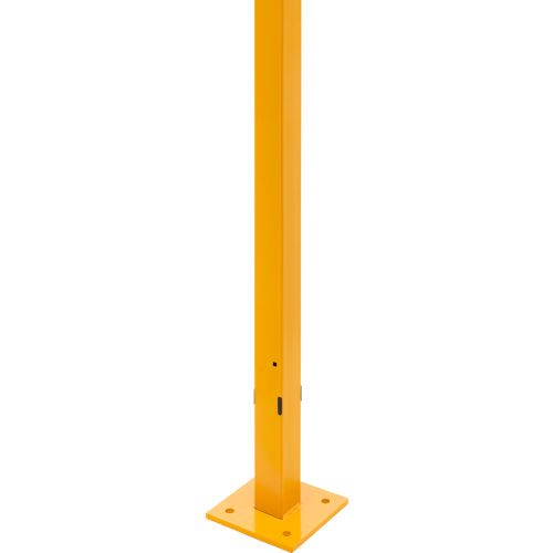 Husky Rack And Wire XG5508D Velox, Machine Guard Panel, 8'H Swing Door Post, Safety Yellow