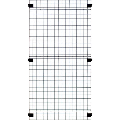 Husky Rack And Wire X05866 Velox, Machine Guard, Panel, 4' 10"W x 5' 6"H, Black