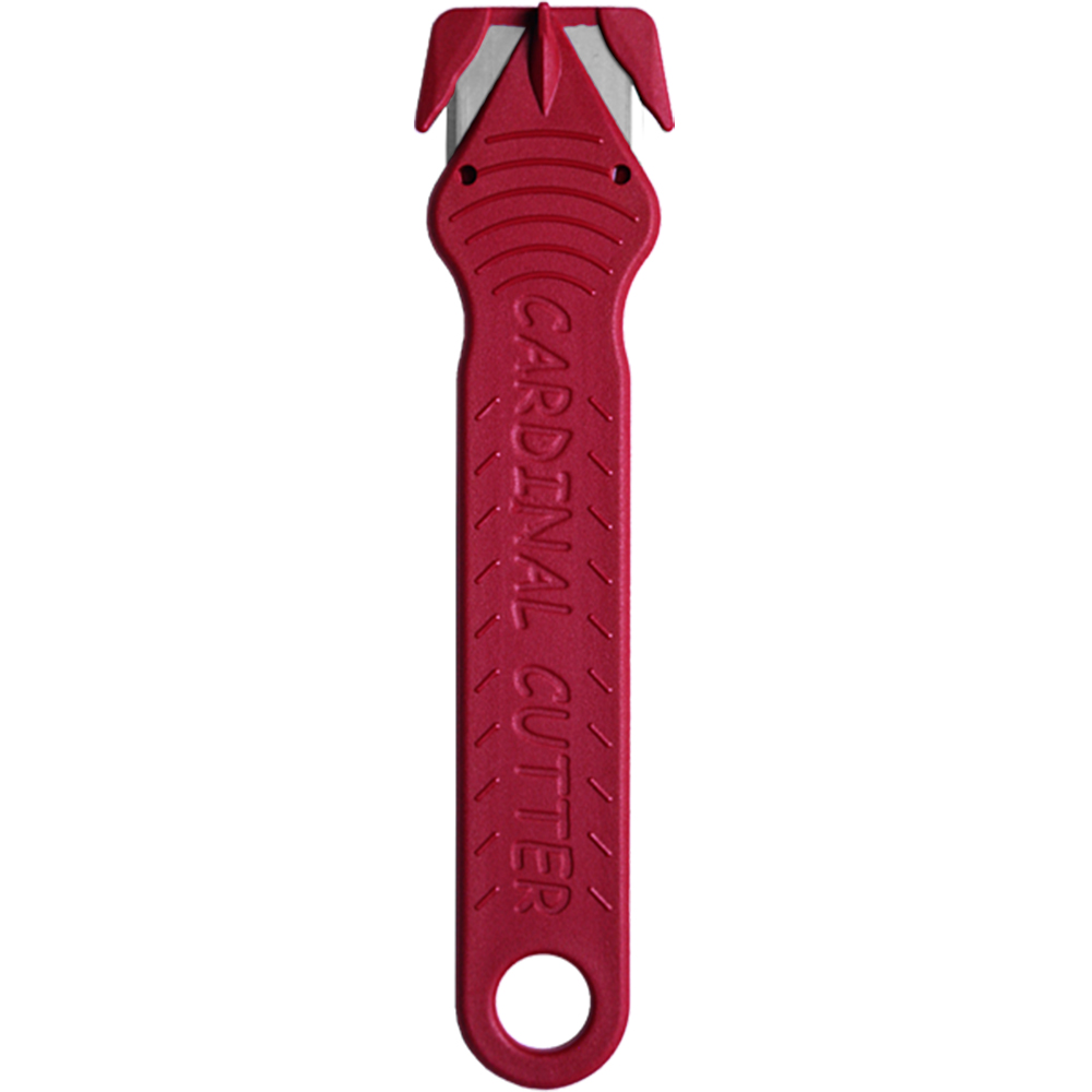 Cardinal Safety C-101R Cardinal Cutter Safety Utility Knife, Red