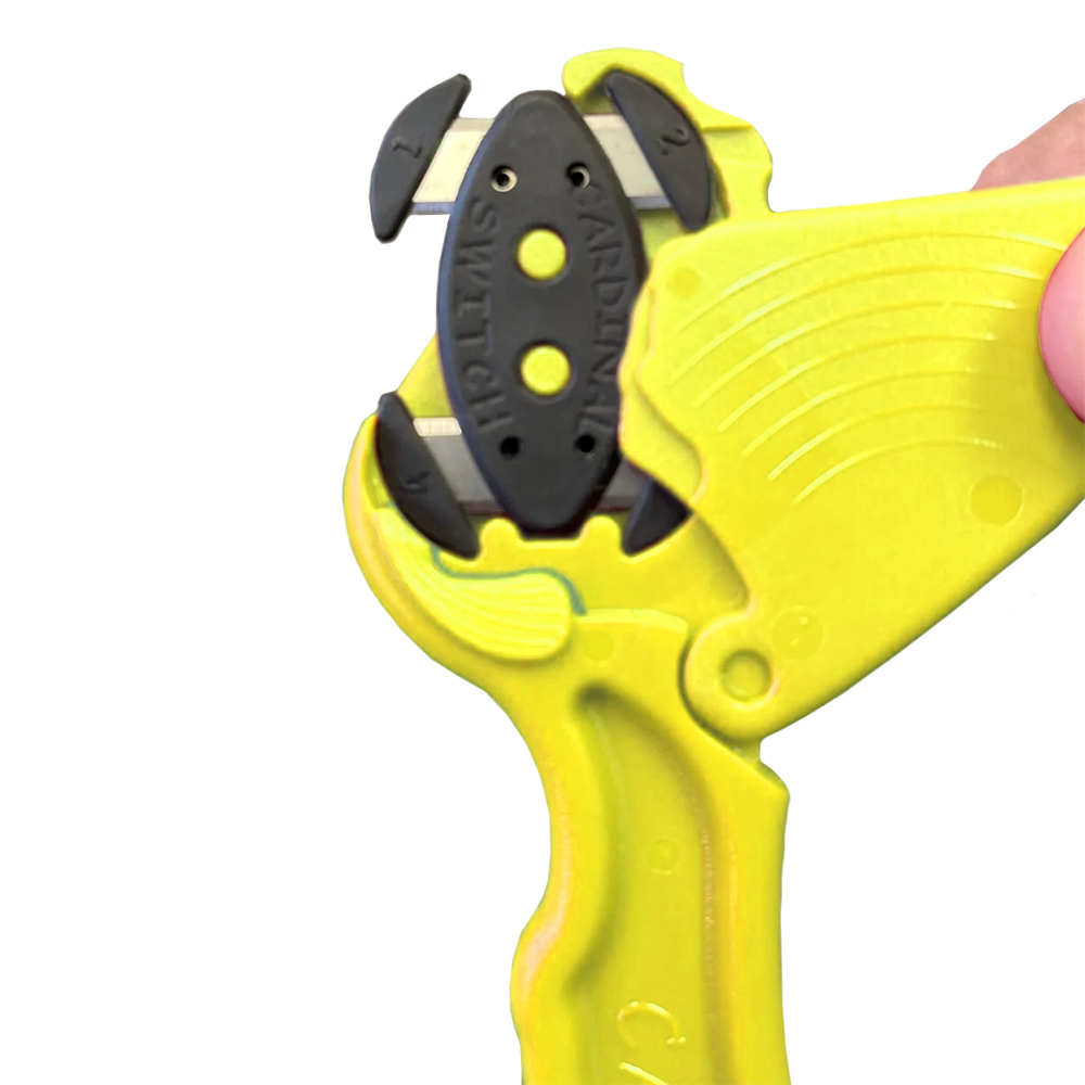 Cardinal Safety C-104Y Cardinal Switch Safety Utility Knife, Yellow