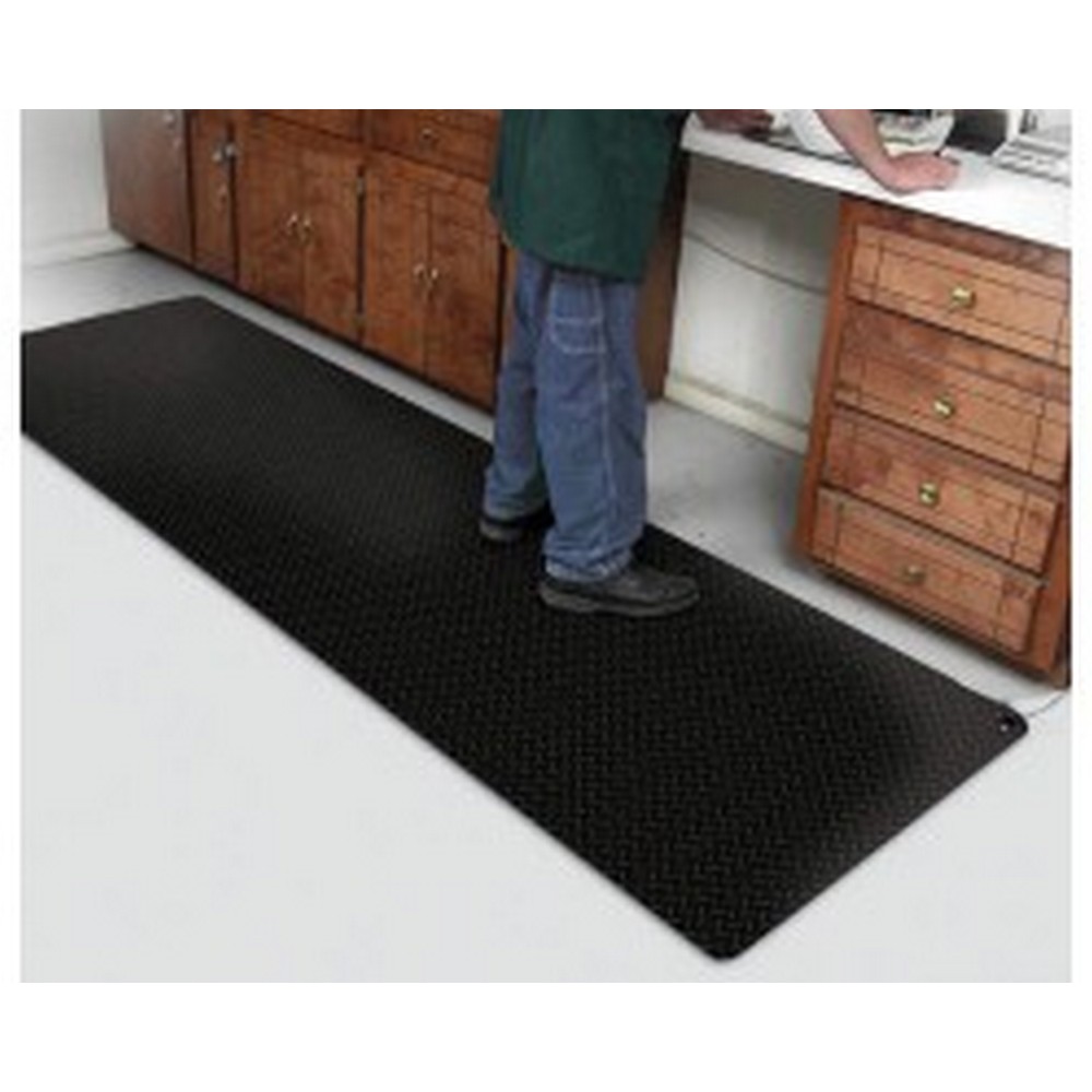 Apache Mills 39465090030001000 Anti-Fatigue Conductive Diamond Foot Mat - 3x10