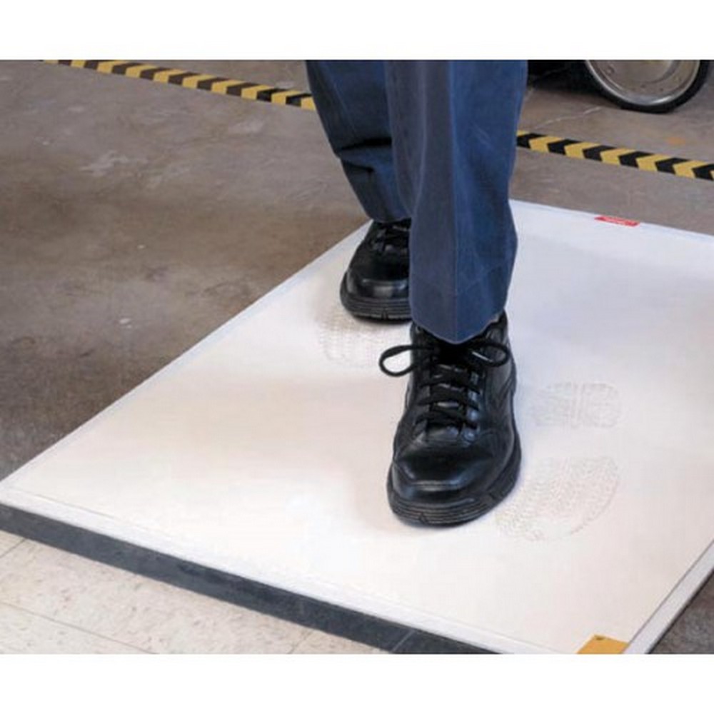 Apache Mills 39454050002400000 Sticky Tacky Blue Mat - 24x46