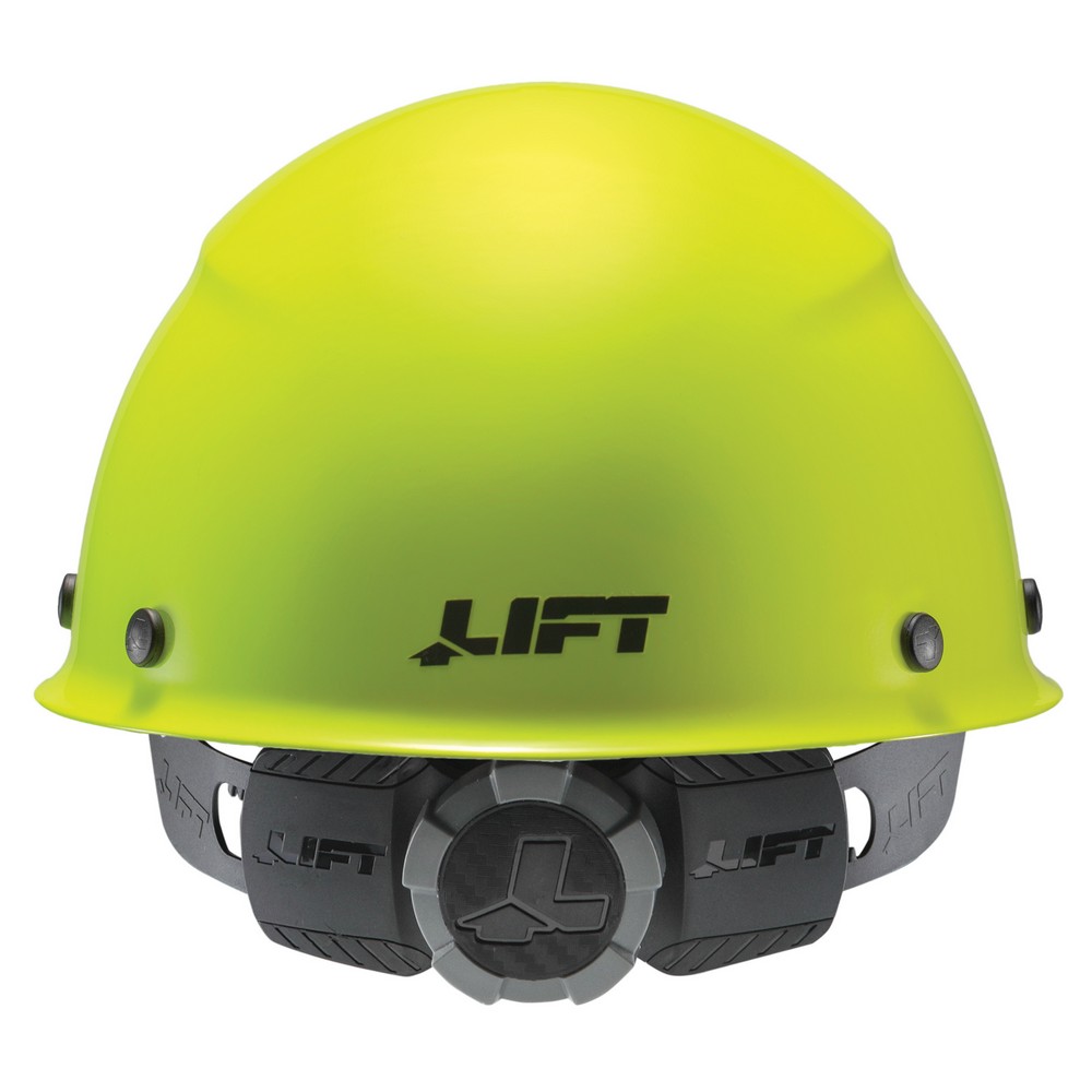 Lift Safety HDFC-18HV DAX Fiber Resin Cap Style Hard Hat, Hi-Vis Yellow