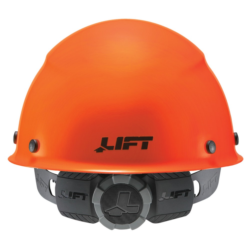 Lift Safety HDFC-18OG DAX Fiber Resin Cap Style Hard Hat, Hi-Vis Orange