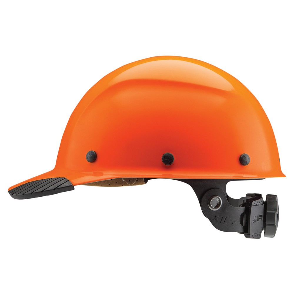 Lift Safety HDFC-18OG DAX Fiber Resin Cap Style Hard Hat, Hi-Vis Orange