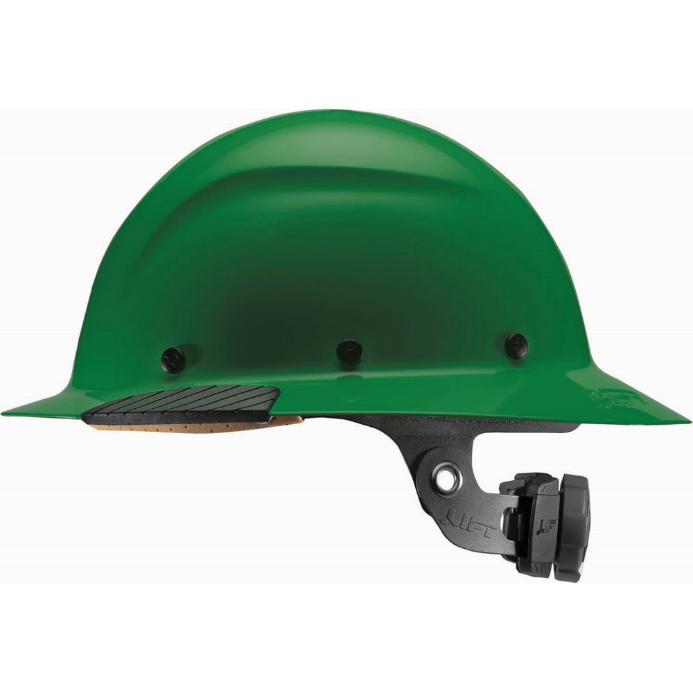 Lift Safety HDF-19GG DAX Fiber Resin Full Brim Hard Hat, Green