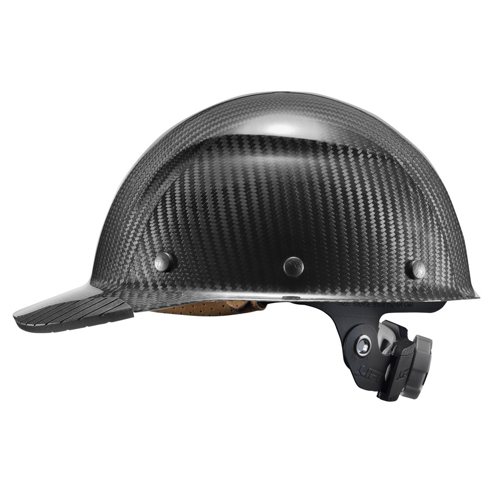 Lift Safety HDCC-17KG DAX Carbon Fiber Cap Style Hard Hat, Black