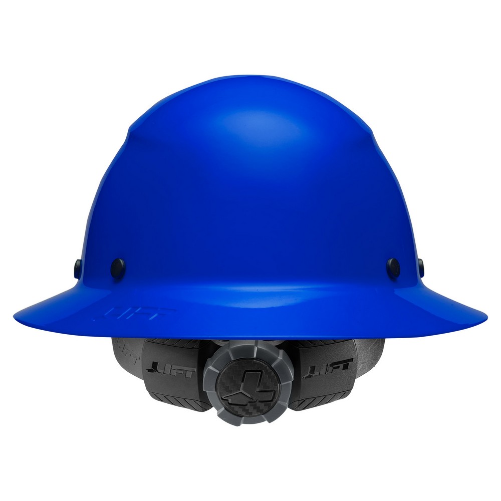 Lift Safety HDC-21BL DAX Carbon Fiber Cap Style Hard Hat, Blue