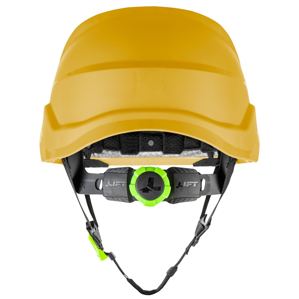 Lift Safety HRX-22LE2 RADIX Non-Vented Type II Safety Helmet, Yellow