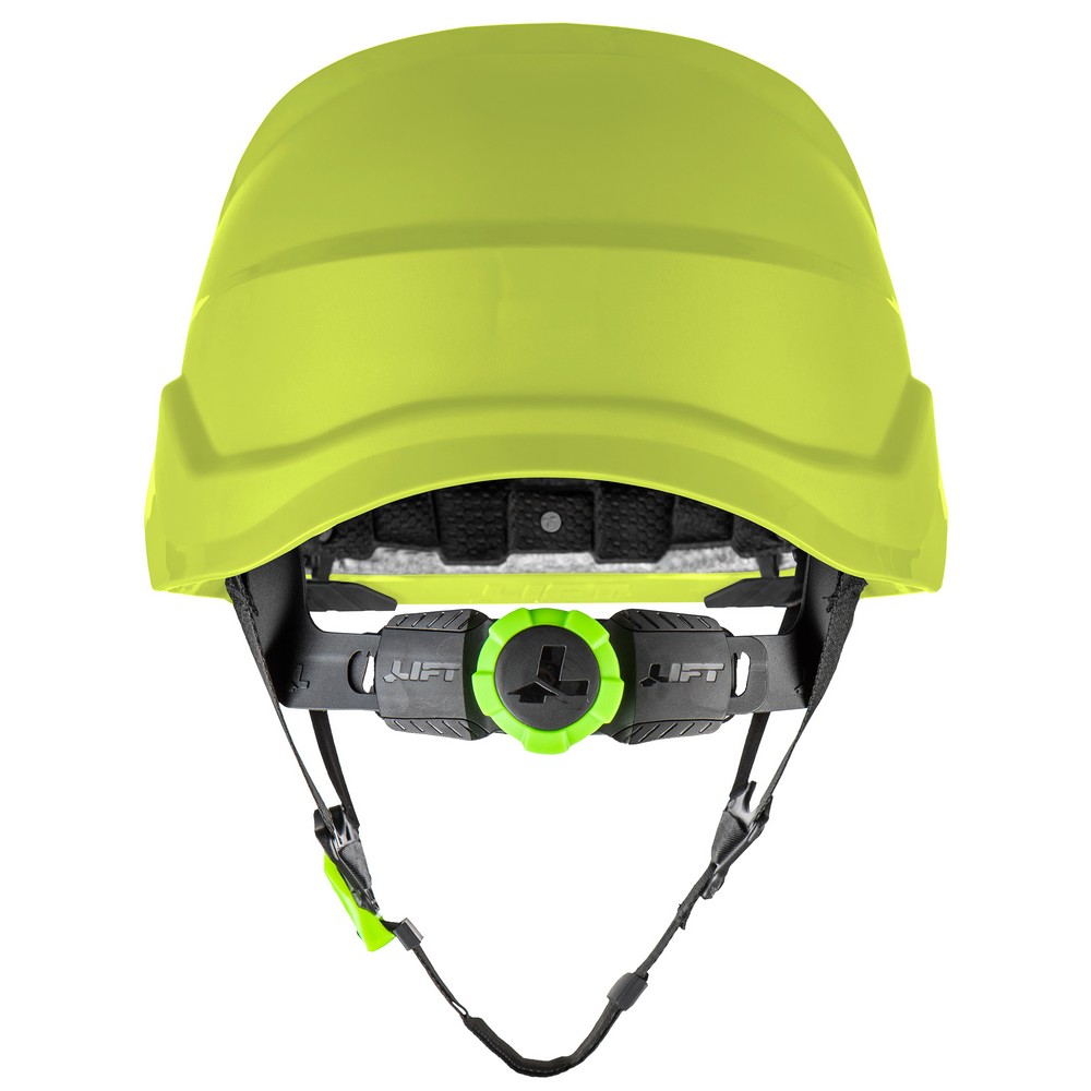 Lift Safety HRX-22HVE2 RADIX Non-Vented Type II Safety Helmet, Hi-Vis Yellow