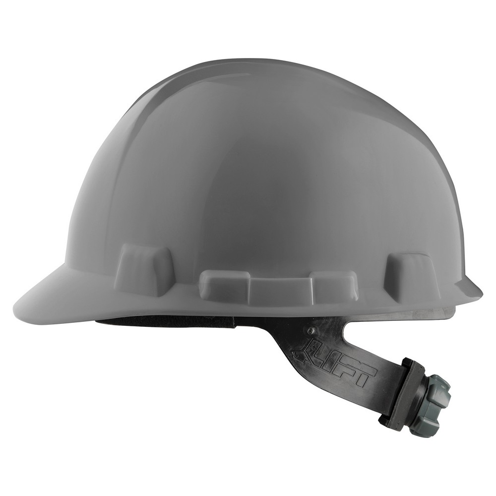 Lift Safety HBSE-7Y Briggs Non-Vented Short Brim Hard Hat Grey