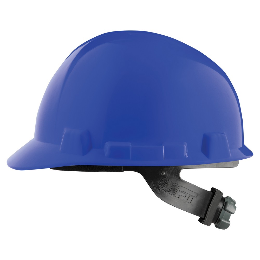 Lift Safety HBSE-7B Briggs Non-Vented Short Brim Hard Hat Blue