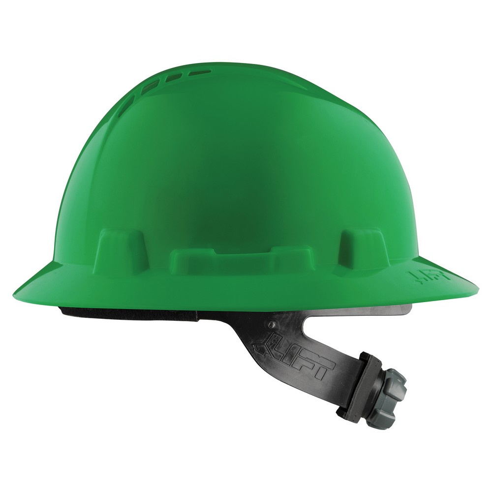 Lift Safety HBFC-7G Briggs Vented Full Brim Hard Hat Green