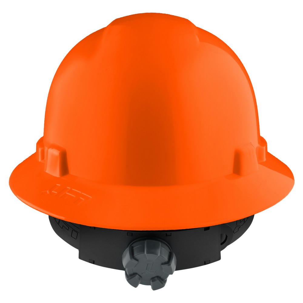 Lift Safety HBFC-20HO Briggs Vented Full Brim Hard Hat Hi-Vis Orange