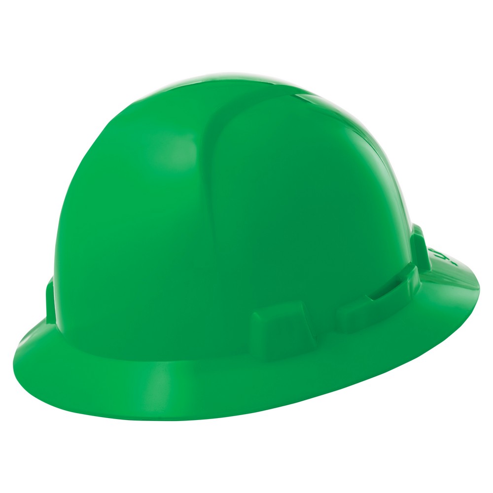 Lift Safety HBFE-7G Briggs Non-Vented Full Brim Hard Hat Green
