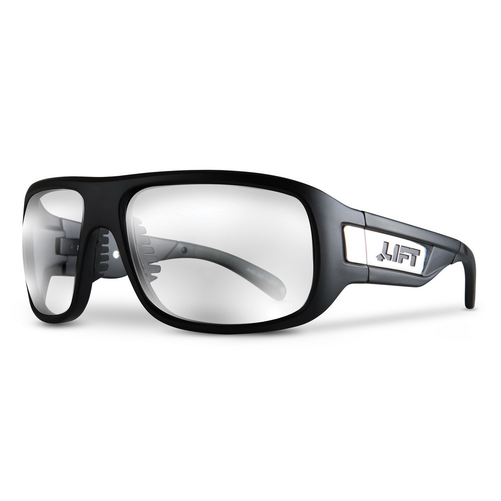Lift Safety EBD-14MKC BOLD Safety Glasses Matte Black, Clear Lens