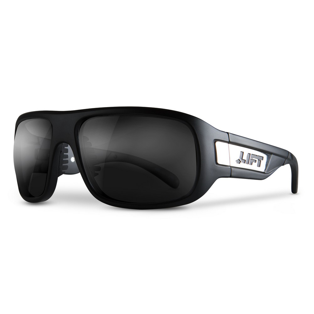Lift Safety EBD-14MKST BOLD Safety Glasses Matte Black, Smoke Lens