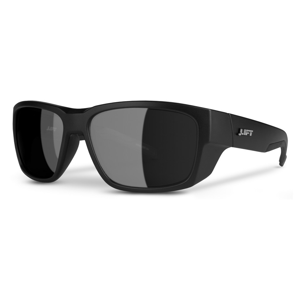 Lift Safety EFU-21MKM Fusion Safety Glasses Black Matte, Mirror Lens