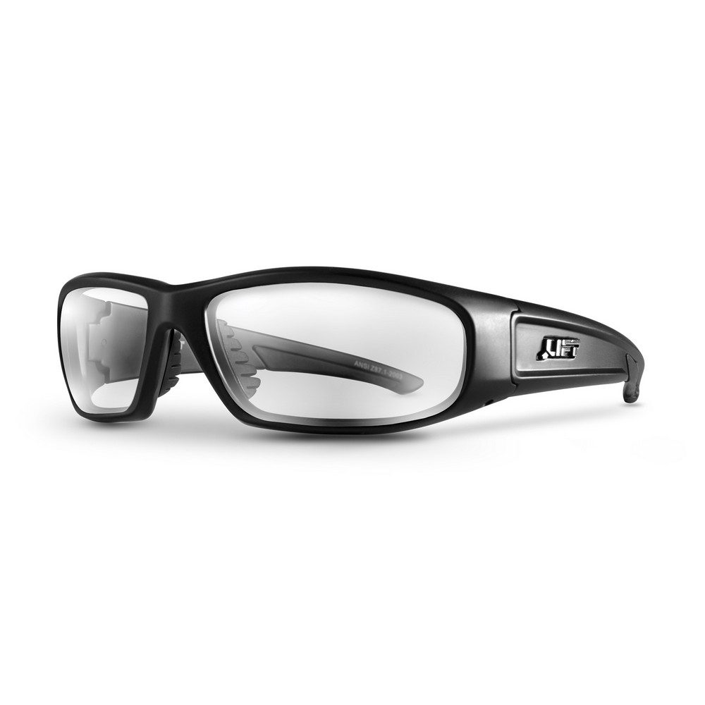 Lift Safety ESH-14MKC Switch Safety Glasses Black Matte, Clear Lens