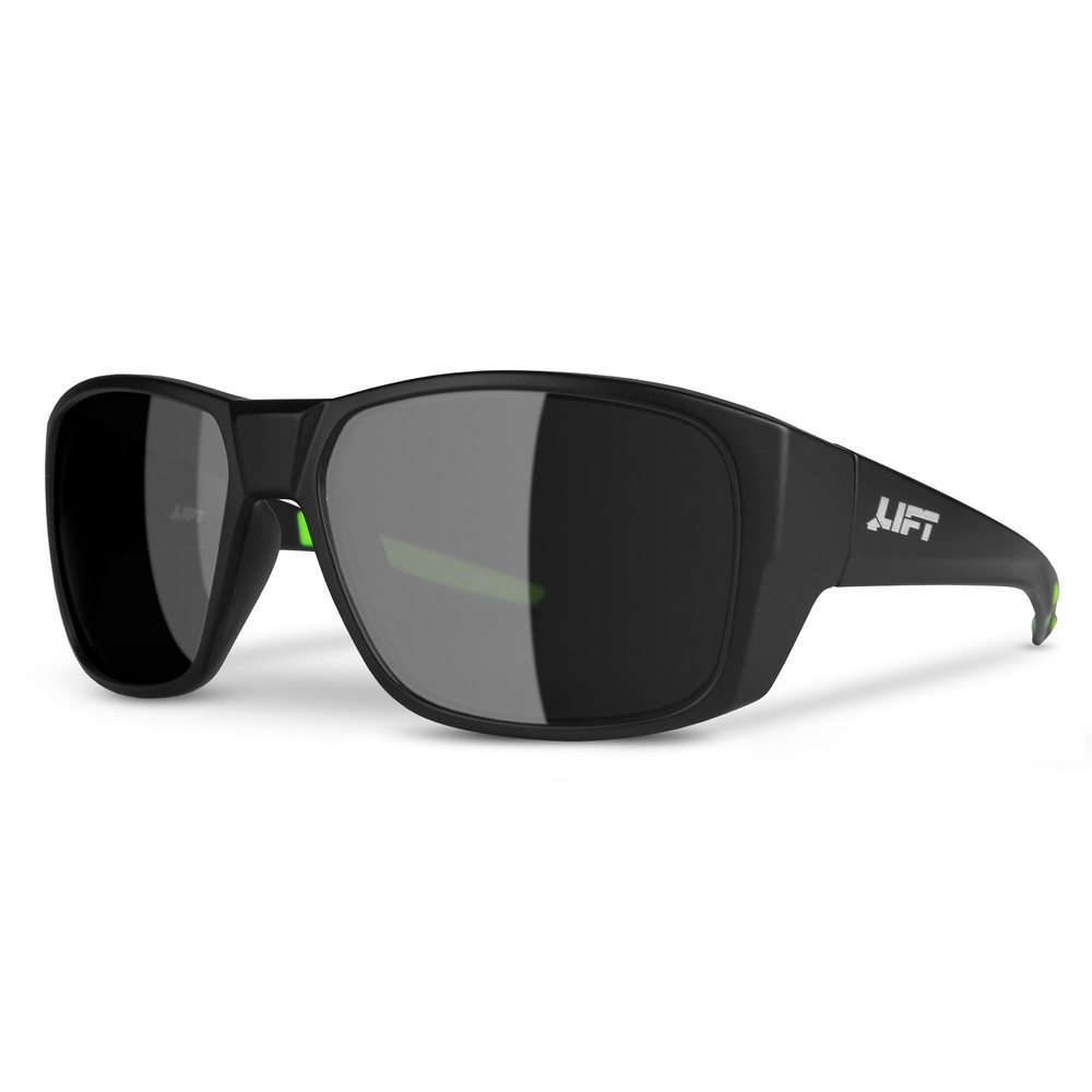 Lift Safety EVA-21MKM Vanguard Safety Glasses Black Matte, Mirror Lens