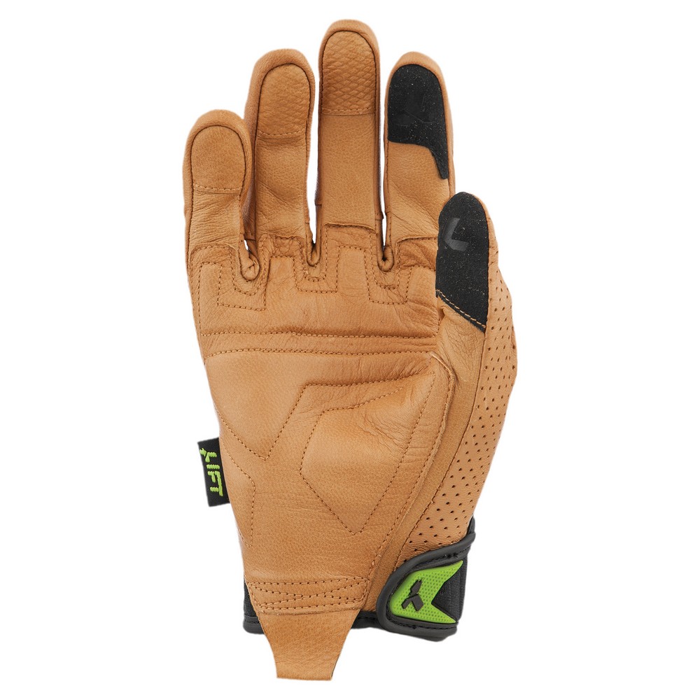 Lift Safety GTA-17KBS Tacker Anti-Vibe Leather Gloves, Brown/Black