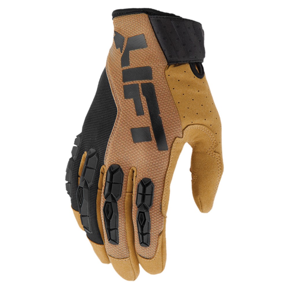 Lift Safety GGT-17BRBRS Grunt Leather Mechanics Impact Glove, Brown