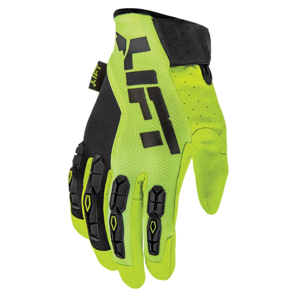 Lift Safety GGT-17HVHVS Grunt Leather Mechanics Impact Glove, Hi-Viz