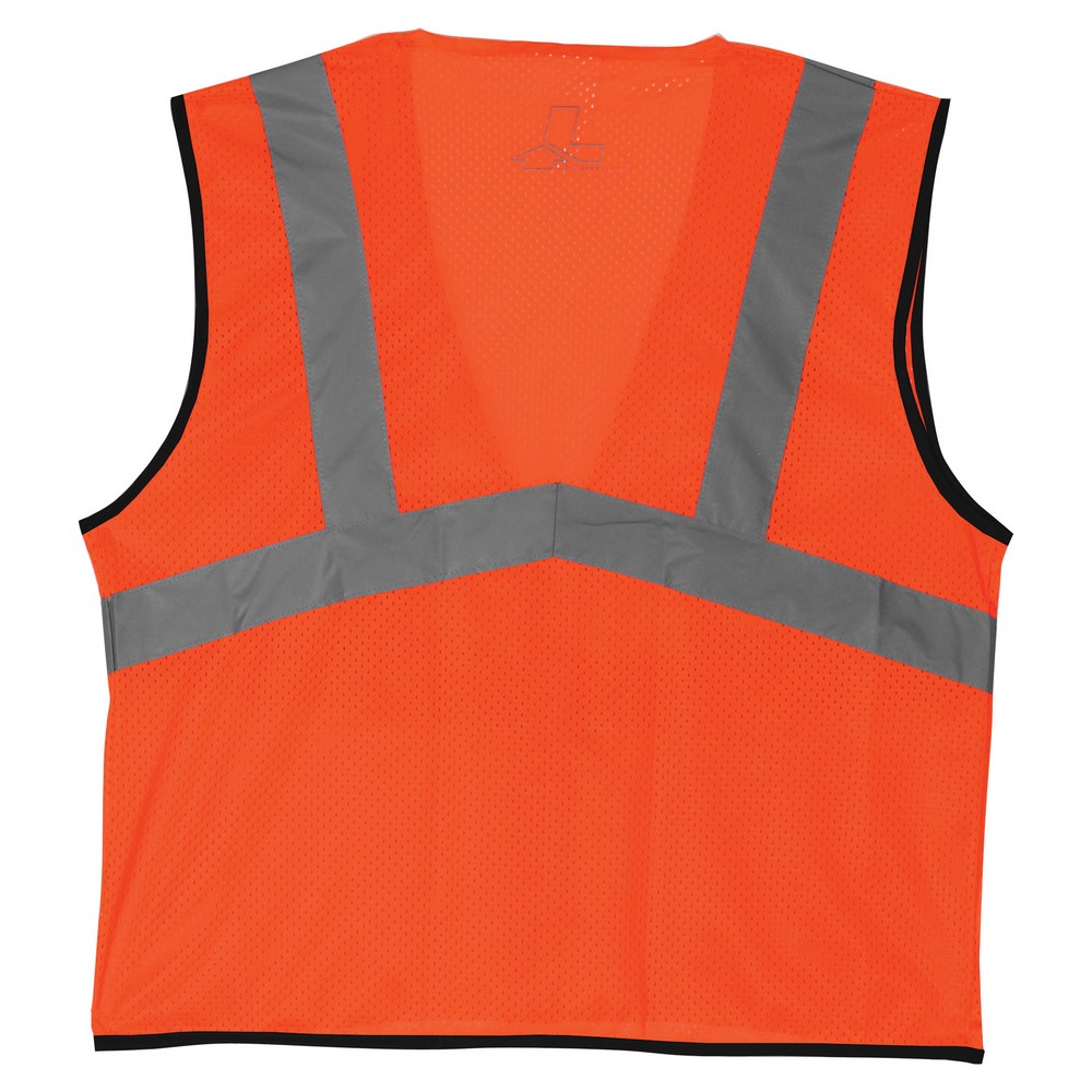 Lift Safety AV5-13EM Viz Pro 5 Point Class 2 Breakaway Vest, Hi-Vis Orange