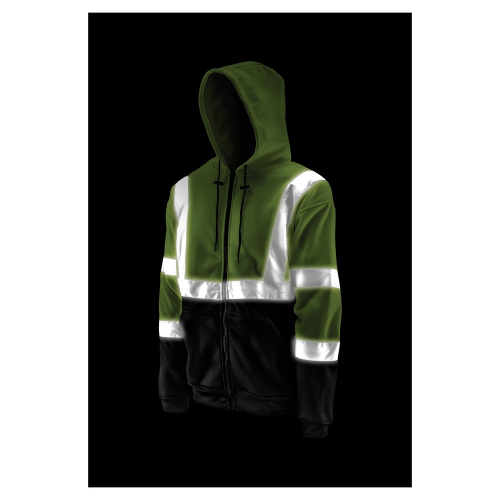Lift Safety AVH-17HVKM Viz Pro Class 3 Hoodie, Hi-Vis Yellow