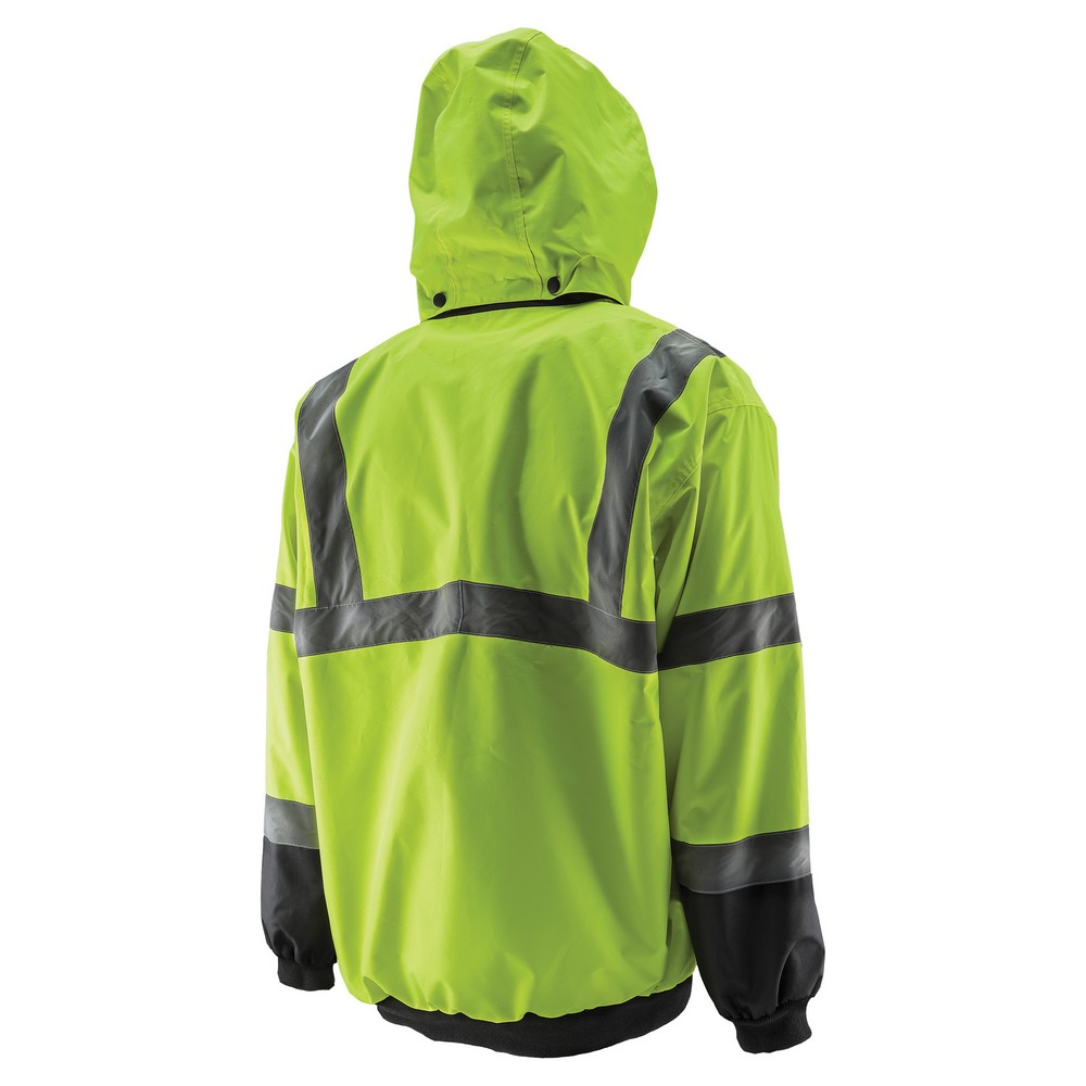 Lift Safety AVB-17HVKM Viz Pro Class 3 Bomber Jacket, Hi-Vis Yellow