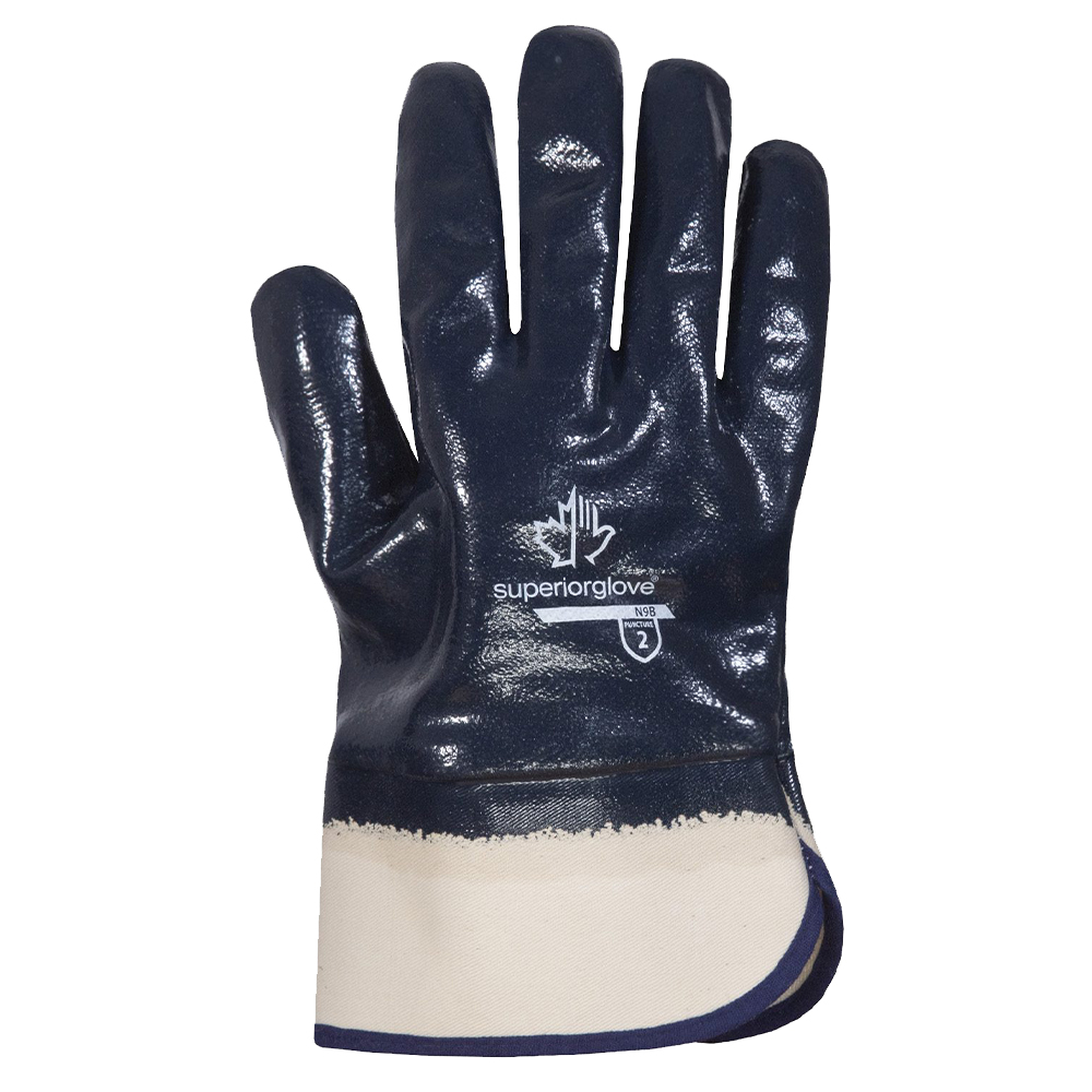 Superior Glove N9B Chemstop Jersey Liner Latex Palm Coated Gloves