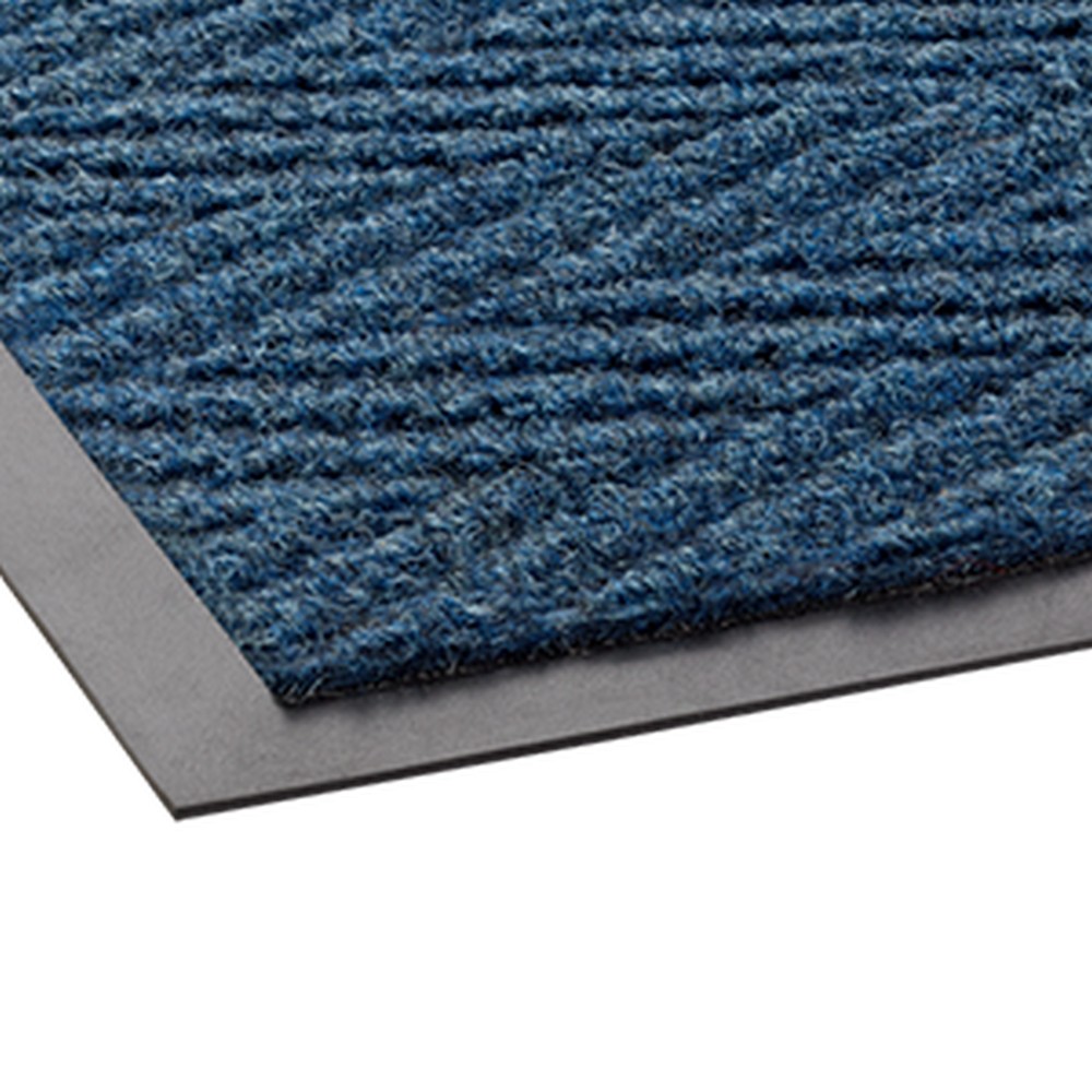 Crown Matting CNR0048SB Chevron 4'x60' Steel Blue Entrance Matting