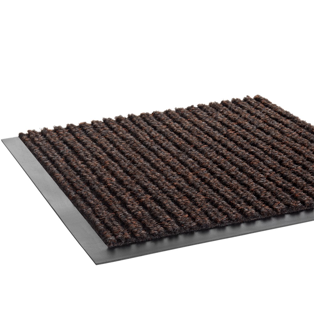 Crown Matting NR 0046BR Needle-Rib 4'x6' Brown Entrance Matting