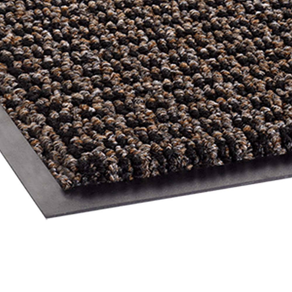 Crown Matting OE 0034BR Oxford Elite 3'x4' Black/Brown Entrance Matting