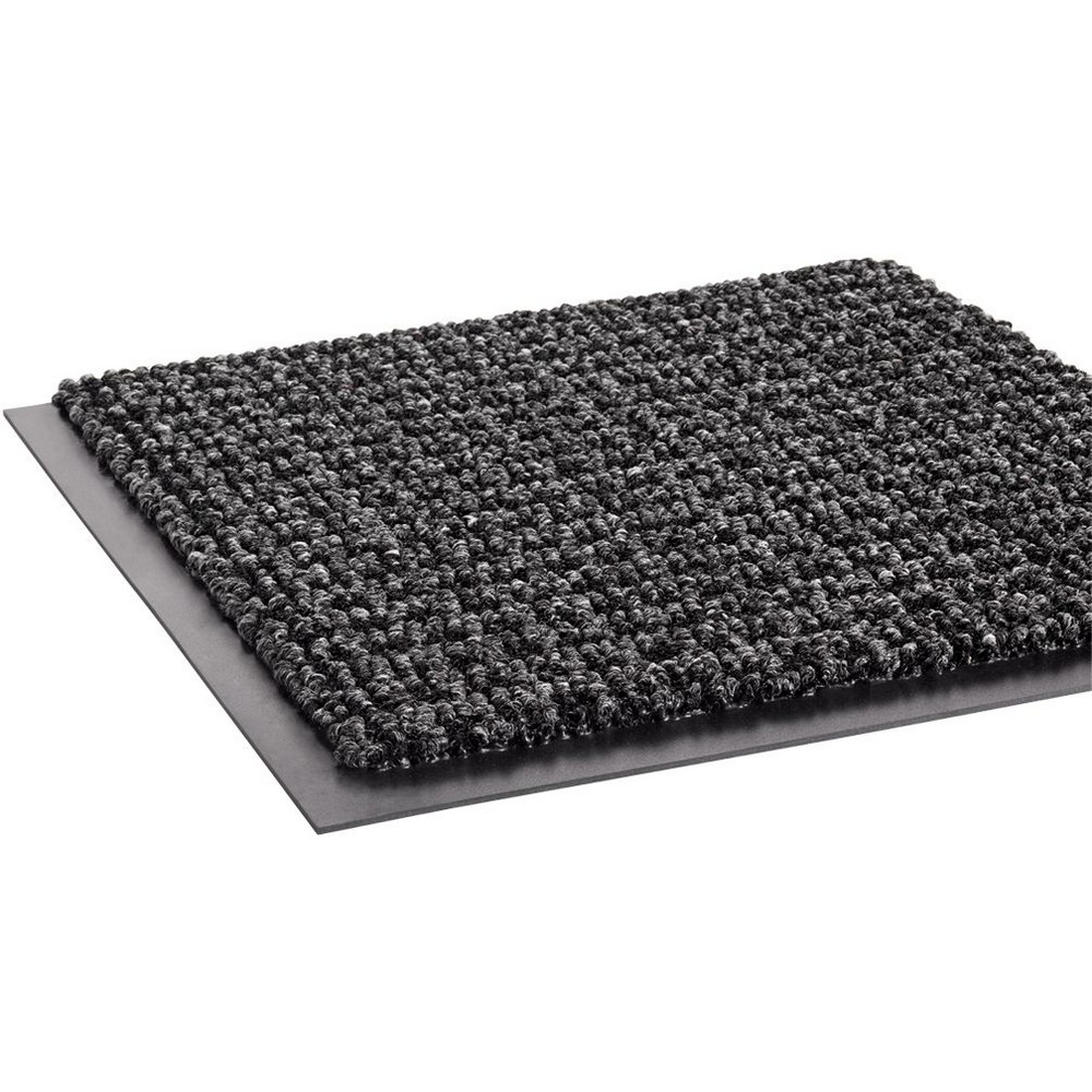 Crown Matting OER0036GY Oxford Elite 3'x60' Black/Gray Entrance Matting