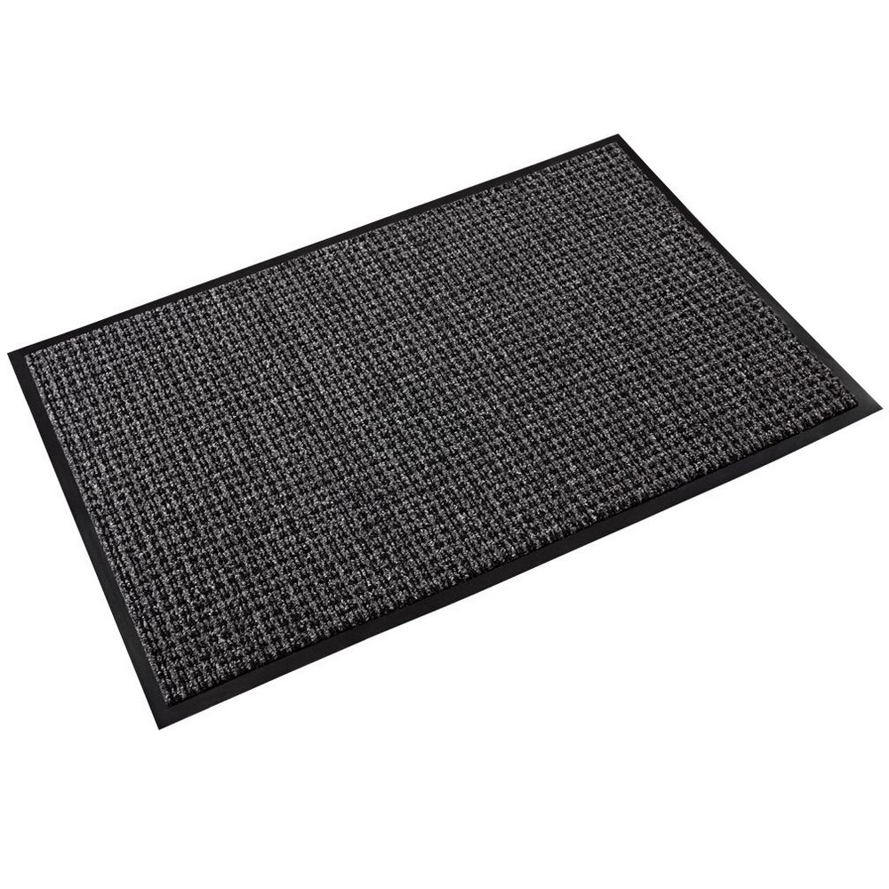 Crown Matting OER0036GY Oxford Elite 3'x60' Black/Gray Entrance Matting