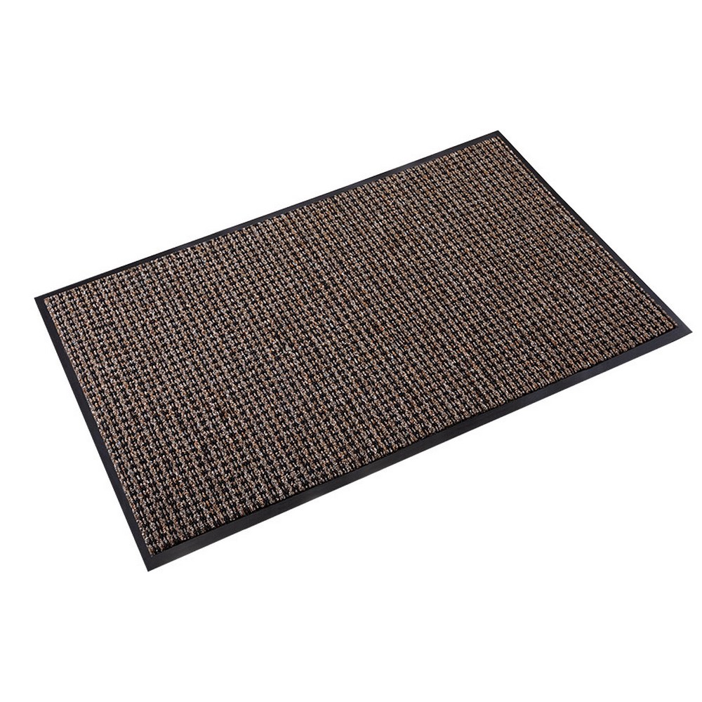 Crown Matting OER0048BR Oxford Elite 4'x60' Black/Brown Entrance Matting