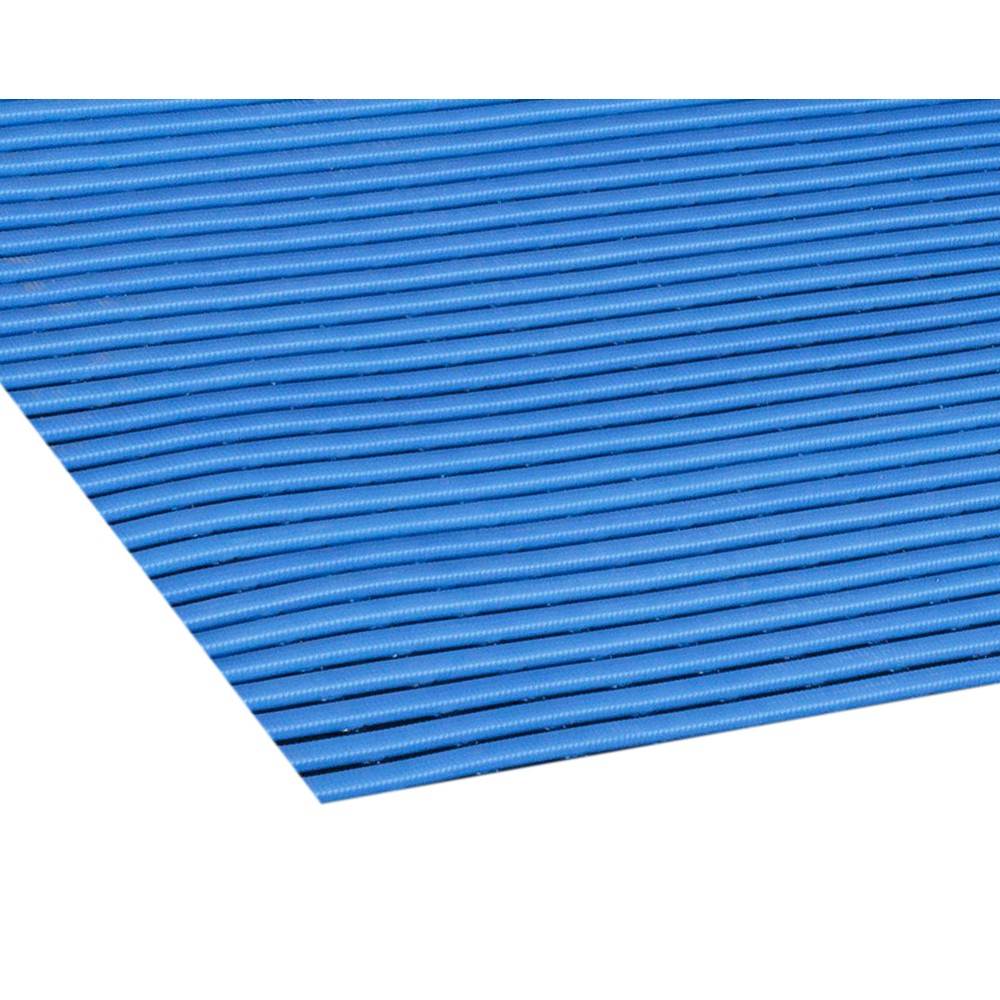 Crown Matting HVR0048OB Sani-Tred 4'x40' Ocean Blue Anti-Fatigue Matting