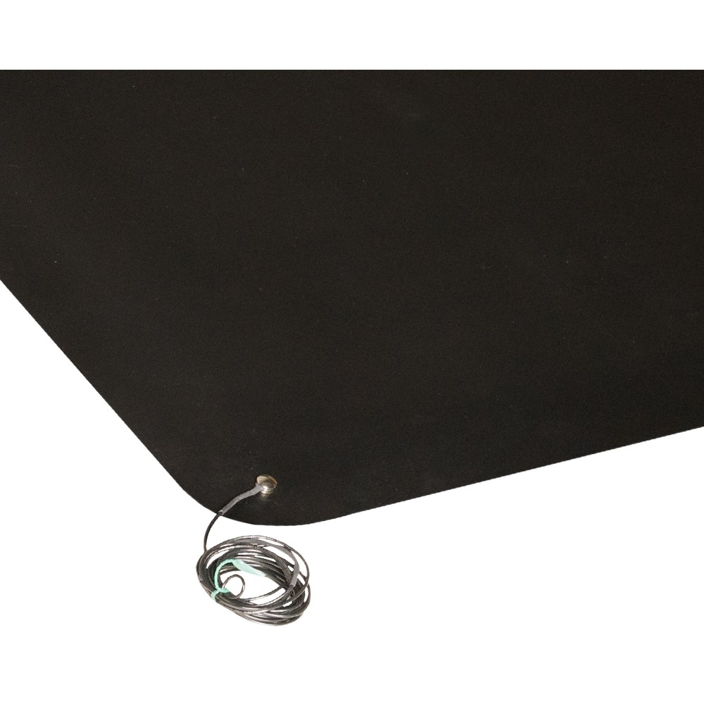 Crown Matting SN 0023BK Stat-Control 2'x3' Black Anti-Fatigue Matting