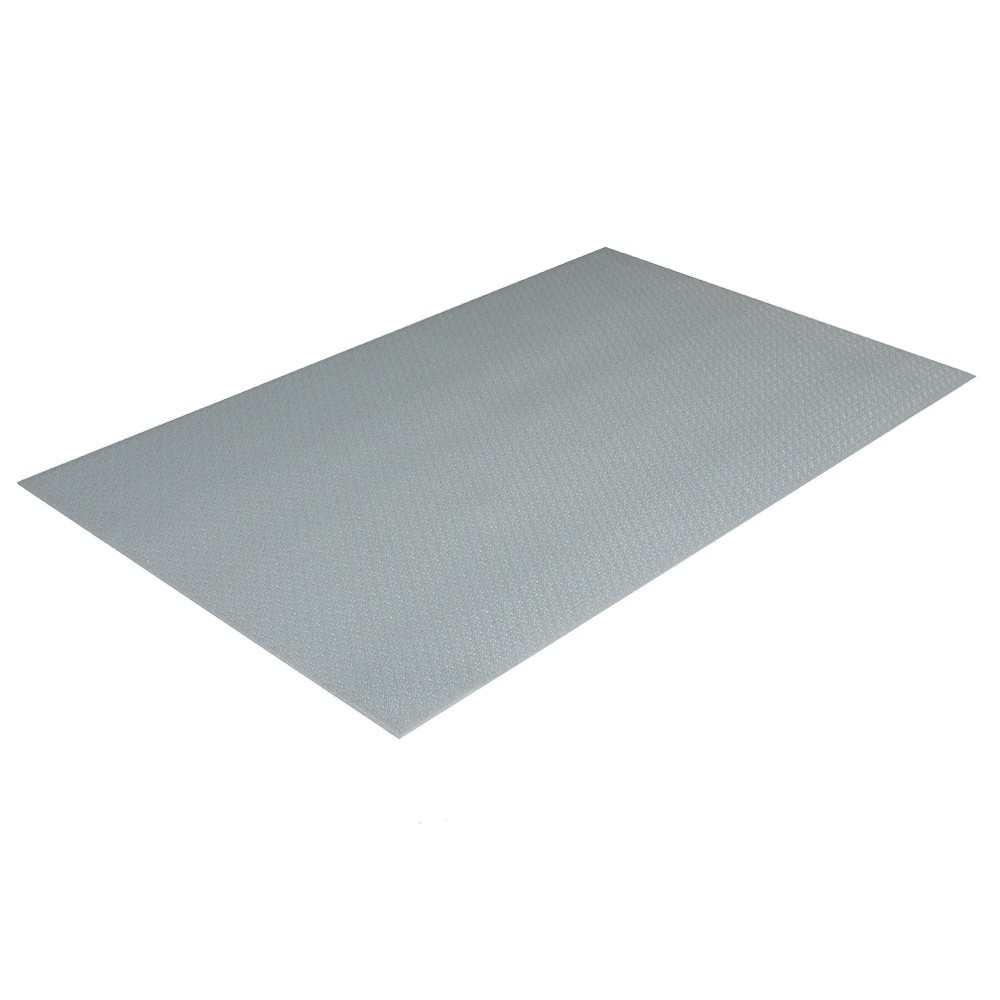 Crown Matting FP 2436GY Tuff-Spun 3/8 Pebble-Surface 2'x3' Gray Anti-Fatigue Matting