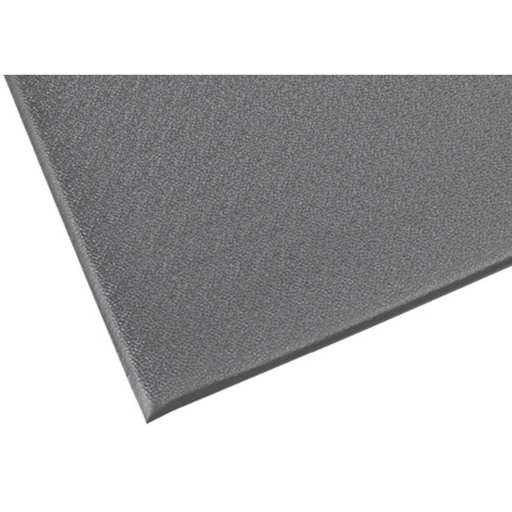 Crown Matting TS6P048GY-60 Tuff-Spun 5/8 Pebble-Surface 4'x60' Gray Anti-Fatigue Matting