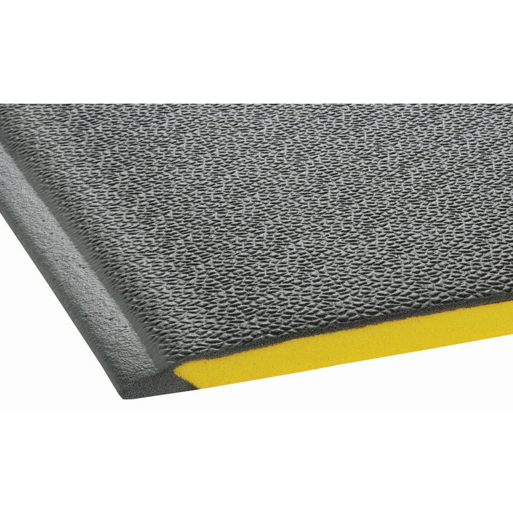 Crown Matting WBR0024GP-75 Wear-Bond Tuff-Spun Pebble-Surface 2'x75' Gray Anti-Fatigue Matting